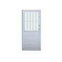 Ver imagem 4 de Porta de Alumínio L25 com Grade Branca Direita - 210x80