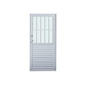 Ver imagem 3 de Porta de Alumínio L25 com Grade Branca Direita - 210x80