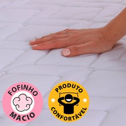 Colchão Berço BF para Desmontável Chiqueirinho Cercadinho 100x70x10cm Espuma D18 Antialérgico - BF Colc - 8