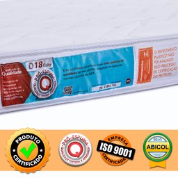 Colchão Berço BF para Desmontável Chiqueirinho Cercadinho 100x70x10cm Espuma D18 Antialérgico - BF Colc - 7