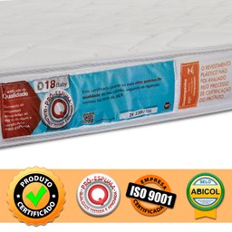 Colchão Berço BF para Desmontável Chiqueirinho Cercadinho 100x70x10cm Espuma D18 Antialérgico - BF Colc - 4