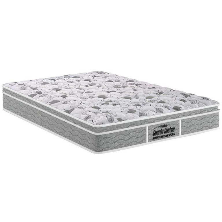 Colchão Casal Probel D45 / EP / Anatômico Guarda Costas Próextreme Plus Euro Pillow Gray (138x188x24) - Pro