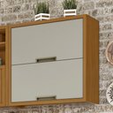 Ver imagem 5 de Armário Aéreo 2 Portas Basculantes Imperatriz Nesher Móveis Freijó-off White