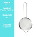 Ver imagem 5 de Peneira Aço Inox Prime 10cm - Tuut