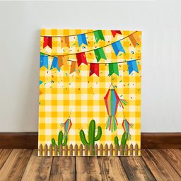 Kit 3 Quadro Decorativo Festa Junina Família São João Est3 28x20 - 6