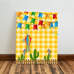 Kit 3 Quadro Decorativo Festa Junina Família São João Est3 28x20 - 4