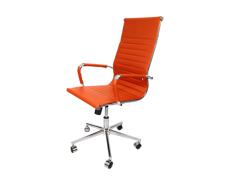 Cadeira Esteirinha Presidente Laranja D821 4b G Estilo e Conforto Bering