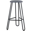Ver imagem 3 de Kit 04 Banquetas Baixa Bar Cozinha Sala de Jantar Áris C01 Preto Linho Prata - Lyam Decor