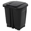 Ver imagem 5 de Lixeira Plástica Preta Tramontina com Pedal 15l para Cozinha Banheiro Área de Serviço T-force