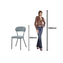 Ver imagem 5 de Conjunto para Sala de Jantar com 6 Cadeiras Betina Verde/Black/Off White