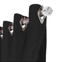 Ver imagem 5 de Cortina Sala e Quarto 2,50x1,30 Tecido Blackout Ana Preto