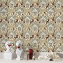 Ver imagem 4 de Papel de Parede Adesivo Efeito Arabesque Decoração Premium