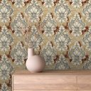 Ver imagem 3 de Papel de Parede Adesivo Efeito Arabesque Decoração Premium