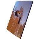 Ver imagem 1 de Conjunto 4x2 Linha Marrom Sleek Alto brilho MarGirius 4x2" 1 Interruptor Simples + 1 Tomada 2P+T 10 