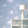 Papel de Parede Infantil Nuvens Vinilico Lavável+cola para Aplicação - 1