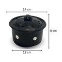 Ver imagem 3 de Cesto Lixo Lixeira 12 Litros + Kit Pia 3 Peças Poá Plastico