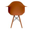 Ver imagem 4 de CADEIRA EAMES COM BRAÇO TERRACOTA PÉS EM POLIPROPILENO