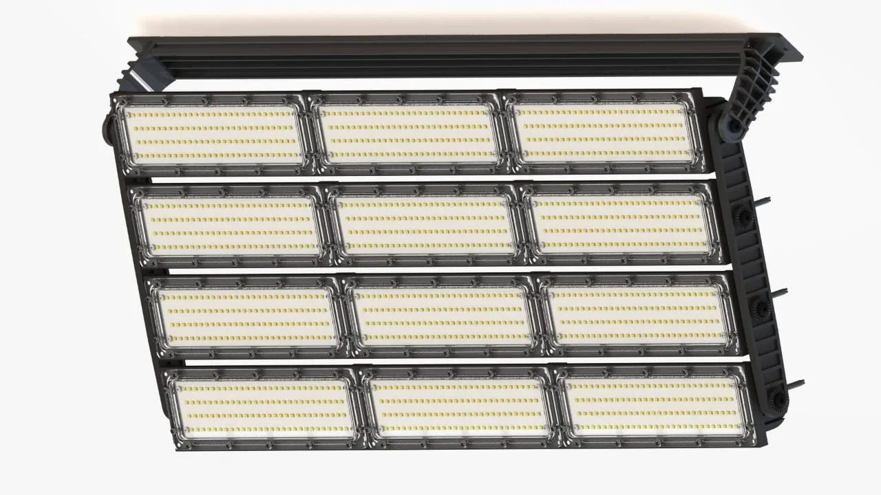 Refletor 1500w Led Big Osram Campo Society Quadra Futebol Prova D'agua