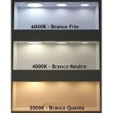 Ver imagem 7 de Espelho Redondo em Vidro Moldura 50cm em Alumínio - Iluminado com Led 3 Cores