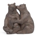 Ver imagem 1 de Escultura Decorativa Casal de Urso em Polirresina Mart 21cm:marrom