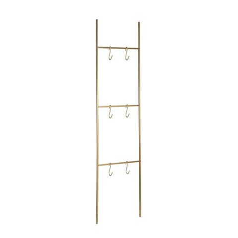 Escada de Ferro Decorativa Dourada Belliv Decor