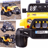 Carro Eletrico Jipe Off Road 12v Amarelo Controle Shiny Toys - 4