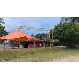 Pergolado Telado Dourado para Barraca de Praça 250cm Portátil e Desmontável - 6