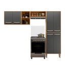 Ver imagem 2 de Cozinha Mariah Freijó/chumbo Pta Fechada