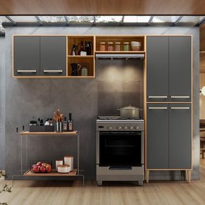 Cozinha Mariah Freijó/chumbo Pta Fechada