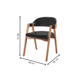 Kit 2 Cadeiras para Mesa de Jantar Gaia - 3