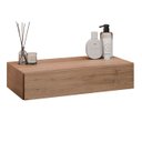 Ver imagem 1 de Penteadeira Suspensa 60cm 1 Gaveta Carina M24 Freijó - Mpozenato