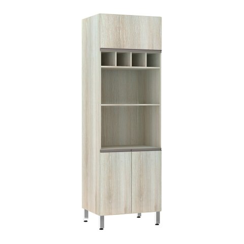 Paneleiro 70 Cm Duplo Nicho 3 Portas Luci Luciane Móveis