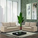 Ver imagem 2 de Conjunto de Sofá 2 e 3 Lugares Bertioga Veludo Capuccino Luizzi