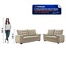 Conjunto de Sofá 2 e 3 Lugares Bertioga Veludo Capuccino Luizzi - 5