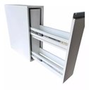 Ver imagem 2 de Nicho Porta Óleo e Tempero Mdf Branco 20x60x50