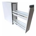 Ver imagem 2 de Nicho Porta Óleo e Tempero Mdf Branco 20x60x50