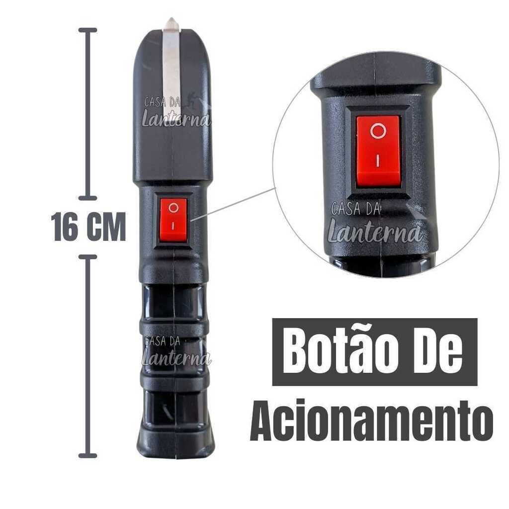 Máquina de Choque Taser 928 Type C/ Lanterna Led (g) - 4