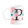 Caneca Butterfly - Inicial do Nome Letra P - 325ml - 1