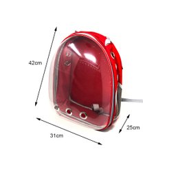 Mochila Pet de Zíper para Transporte C/ Visão Panorâmica 6kg - 5