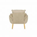 Ver imagem 6 de Kit 2 Poltronas Decorativa Estofada Sala Quarto Escritório Opala Madeira