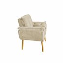 Ver imagem 5 de Kit 2 Poltronas Decorativa Estofada Sala Quarto Escritório Opala Madeira