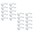 Ver imagem 4 de Kit 20 Suportes de Parede Porta Garrafa de Vinho Embutido Estilo Industrial Adega Vertical Branco