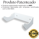 Ver imagem 3 de Kit 20 Suportes de Parede Porta Garrafa de Vinho Embutido Estilo Industrial Adega Vertical Branco