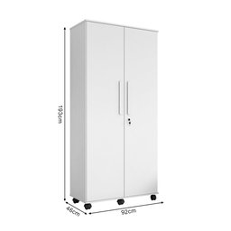 Armário Organizador Multiuso 2 Portas Gold - Branco - 3