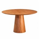 Ver imagem 5 de Mesa Base em Cone 90cm Redondo & 4 Cadeiras Lithi Aveia Ergônomica & Delicada