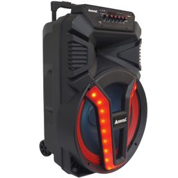 Caixa Som Amplificada Portátil Bluetooth 700W Rms Mp3 USB LED Tws Aca 780 Vulcano 2 Microfones - 2