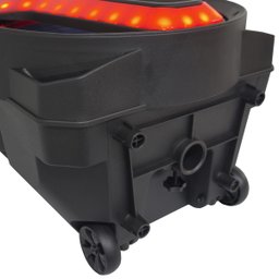 Caixa Som Amplificada Portátil Bluetooth 700W Rms Mp3 USB LED Tws Aca 780 Vulcano 2 Microfones - 6