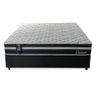 Cama Box Casal c/ Molas Ensacadas Durham Preto 138x188x60  - 9