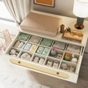 Ver imagem 5 de Cômoda Clássica para Quarto de Bebê 4 Gavetas Aurora Bege/Areia/Jequitibá