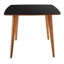 Ver imagem 3 de Mesa de Jantar Quadrada Especial de 90cm na Cor Preta
